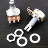 2 500K ELECTRIC GUITAR POTS POTENTIOMETERS LONG SHAFT LES PAUL